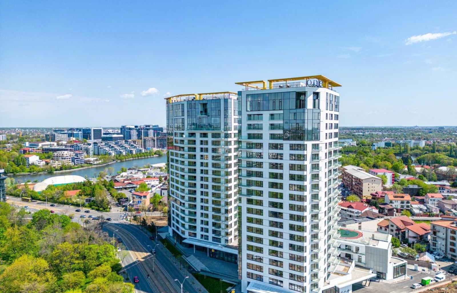 One Verdi Park Exclusive Apartments - Panoramic View & Private Parking Bukarest Exteriör bild
