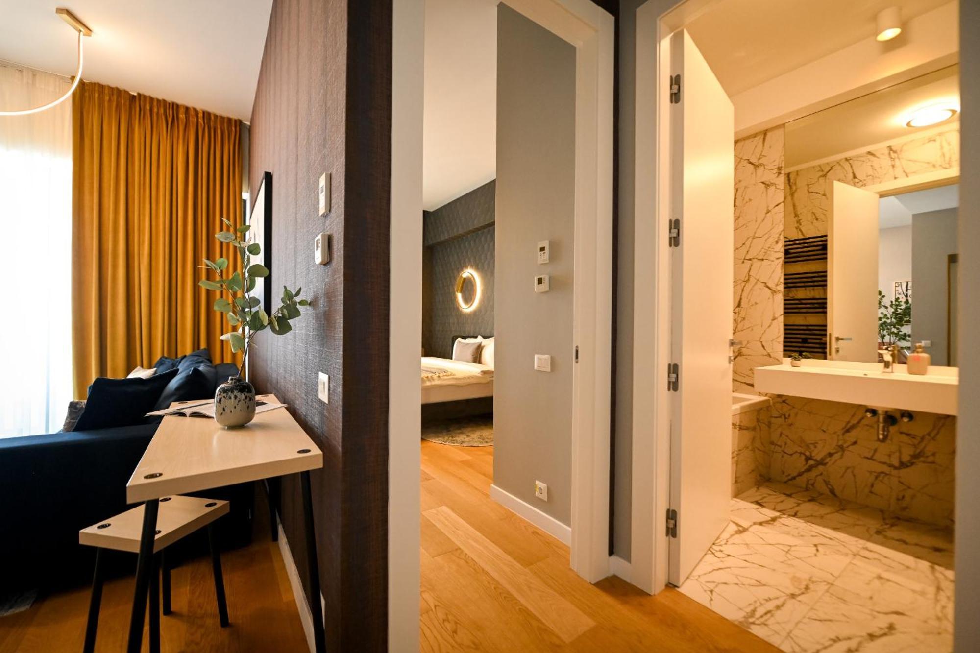 One Verdi Park Exclusive Apartments - Panoramic View & Private Parking Bukarest Rum bild